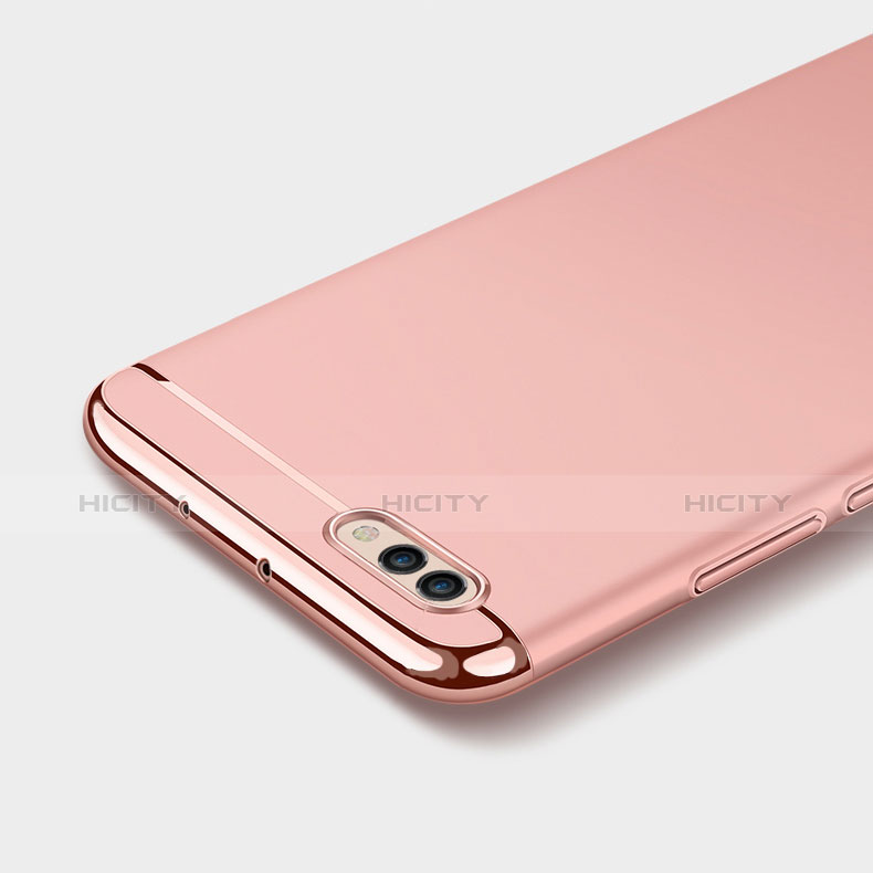 Housse Contour Luxe Metal et Plastique pour Huawei Honor 10 Or Rose Plus