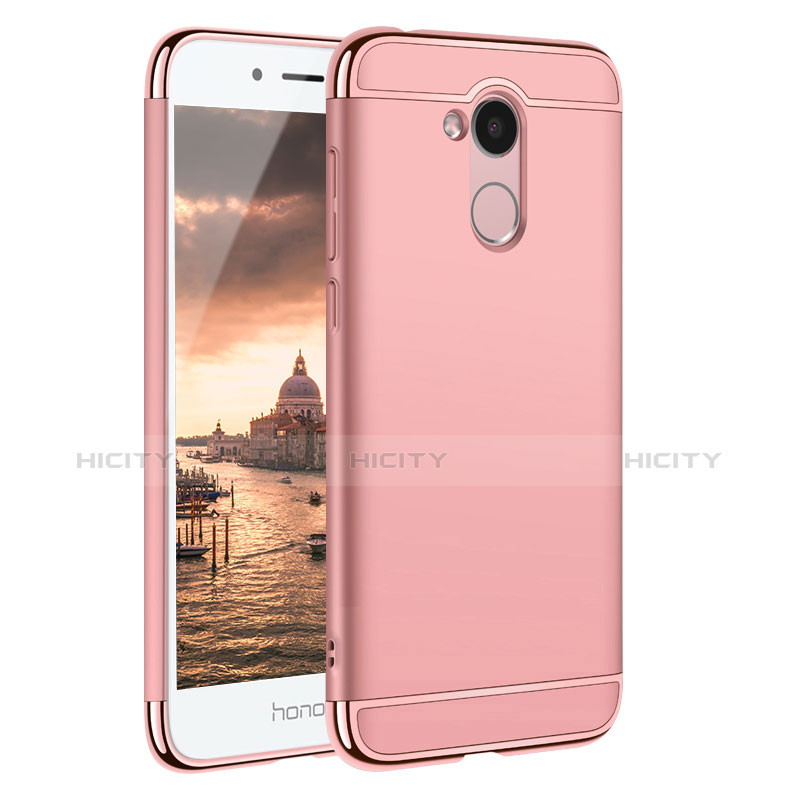 Housse Contour Luxe Metal et Plastique pour Huawei Honor 6A Or Rose Plus