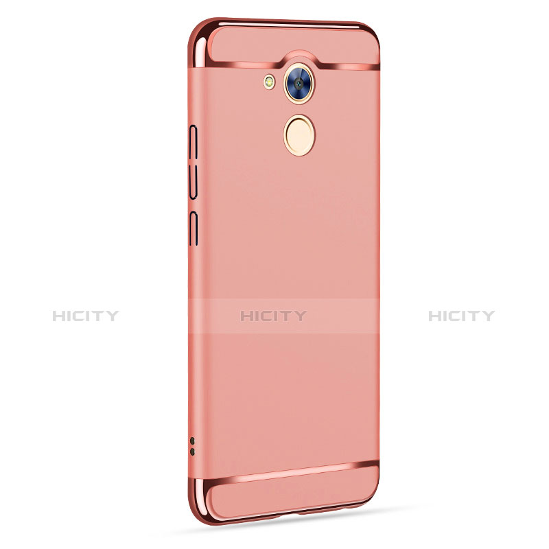 Housse Contour Luxe Metal et Plastique pour Huawei Honor 6A Or Rose Plus