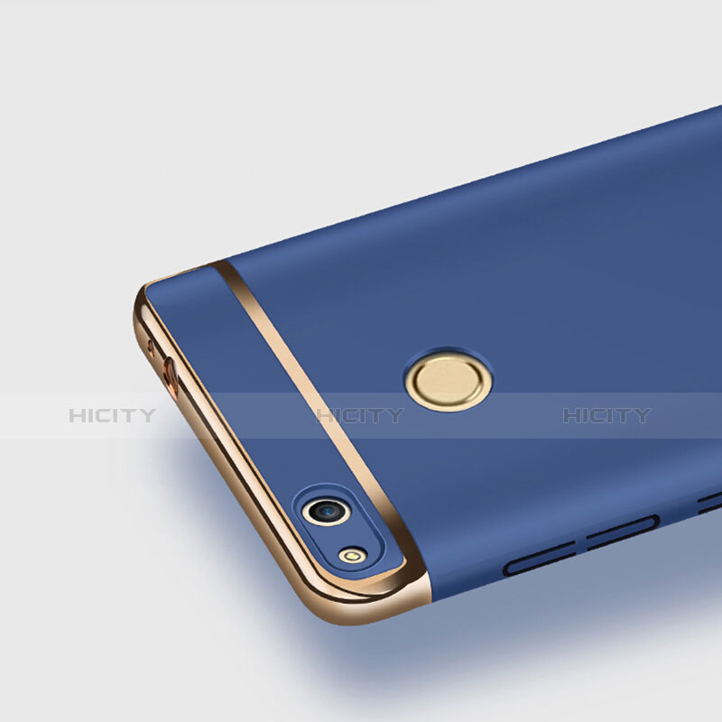 Housse Contour Luxe Metal et Plastique pour Huawei Honor 8 Lite Bleu Plus