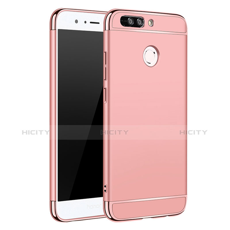 Housse Contour Luxe Metal et Plastique pour Huawei Honor 8 Pro Or Rose Plus