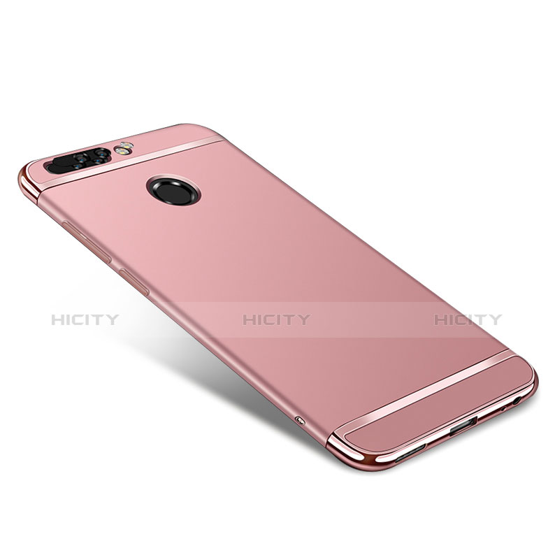 Housse Contour Luxe Metal et Plastique pour Huawei Honor 8 Pro Or Rose Plus