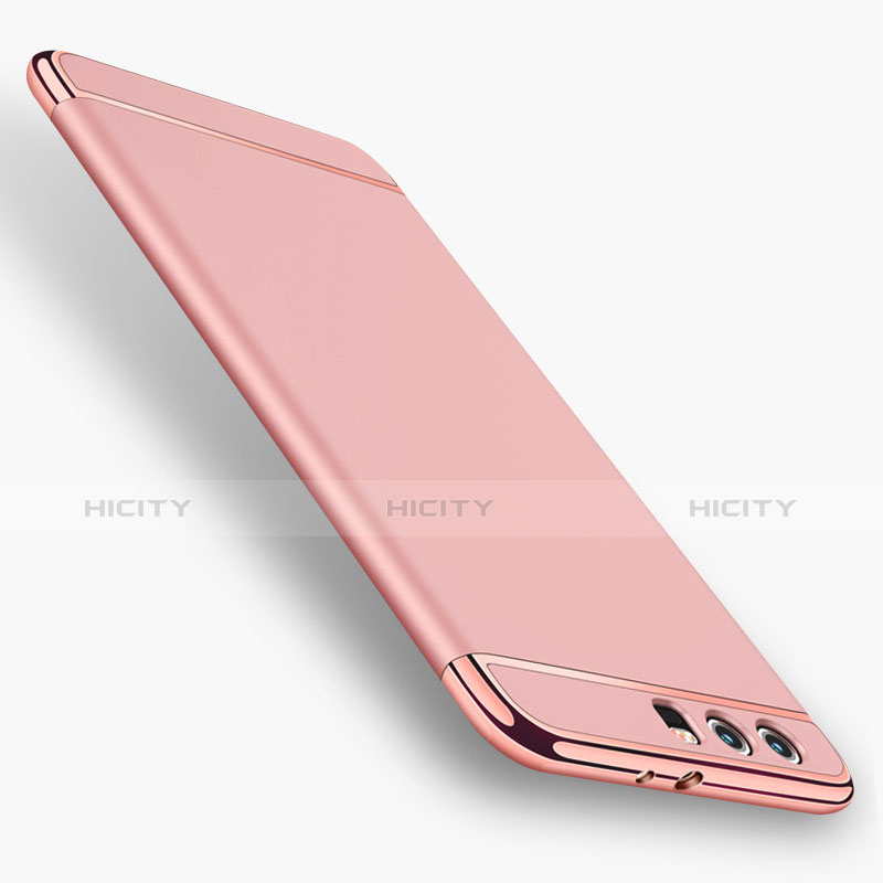 Housse Contour Luxe Metal et Plastique pour Huawei Honor 9 Or Rose Plus