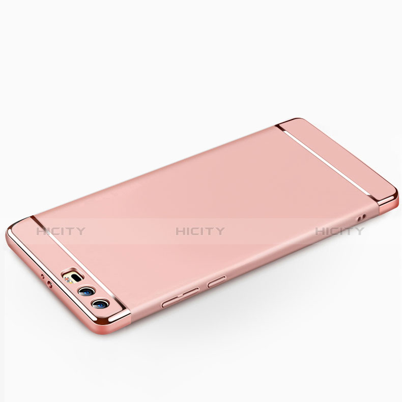 Housse Contour Luxe Metal et Plastique pour Huawei Honor 9 Or Rose Plus