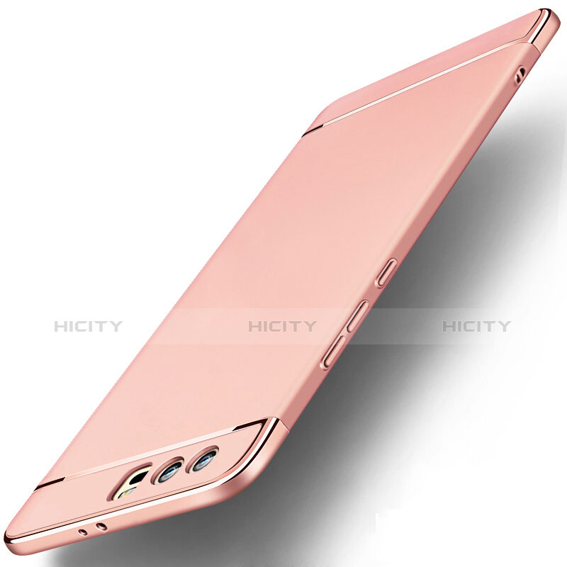 Housse Contour Luxe Metal et Plastique pour Huawei Honor 9 Or Rose Plus