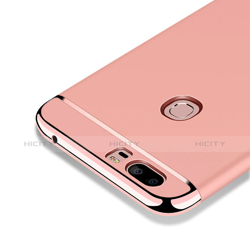 Housse Contour Luxe Metal et Plastique pour Huawei Honor V8 Or Rose Plus