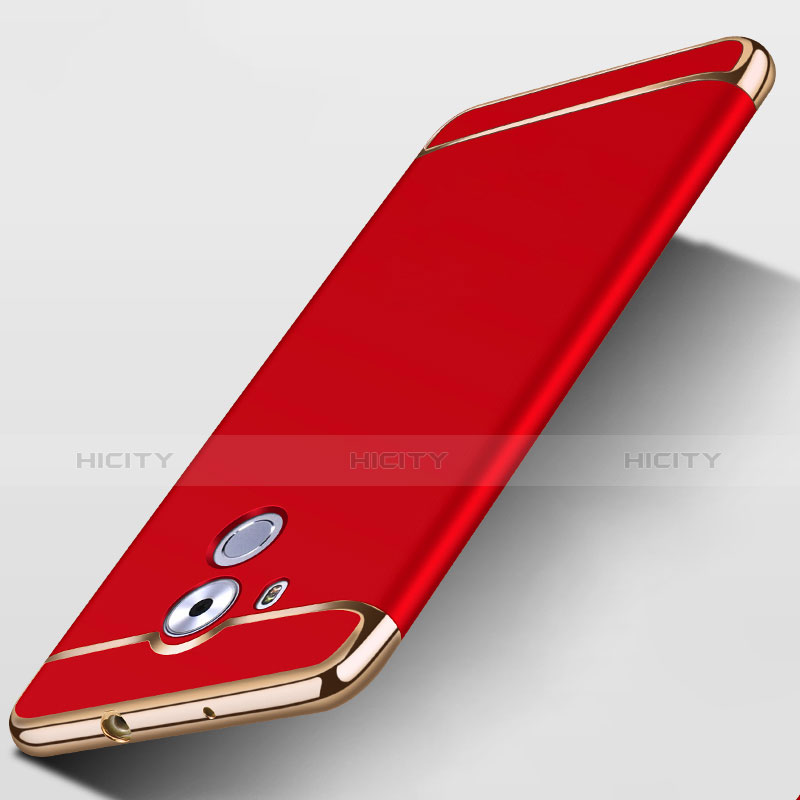 Housse Contour Luxe Metal et Plastique pour Huawei Mate 8 Rouge Plus