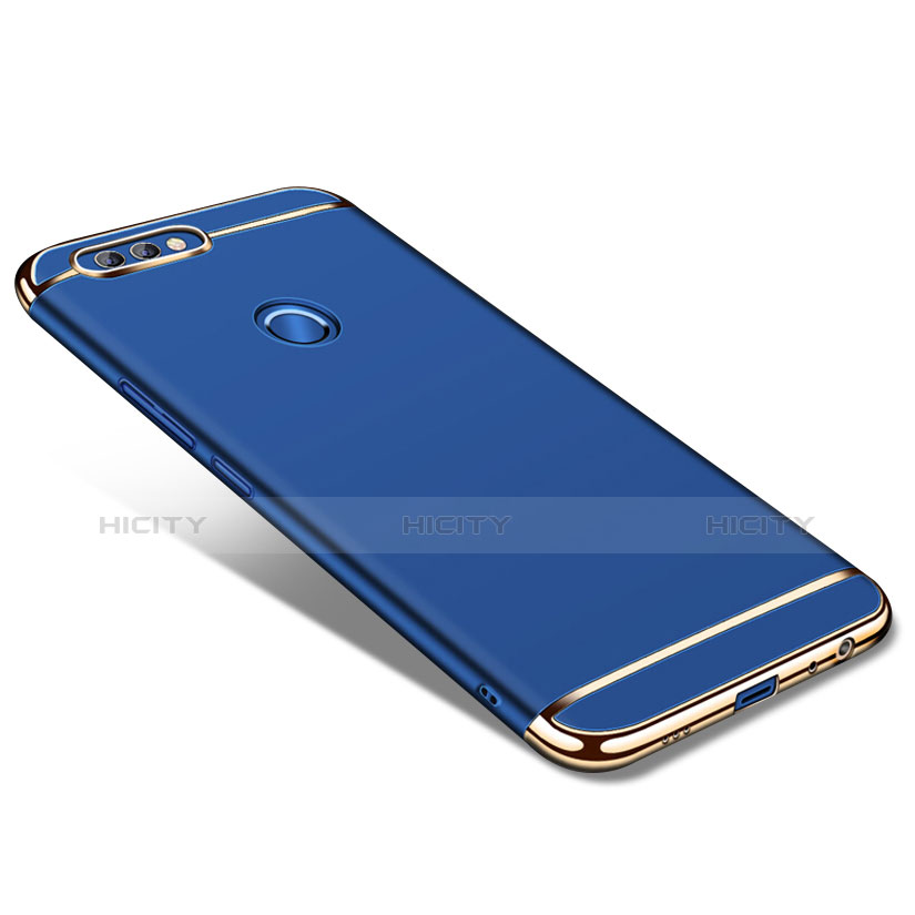 Housse Contour Luxe Metal et Plastique pour Huawei Nova 2 Bleu Plus