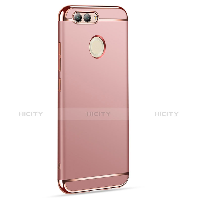 Housse Contour Luxe Metal et Plastique pour Huawei Nova 2 Or Rose Plus