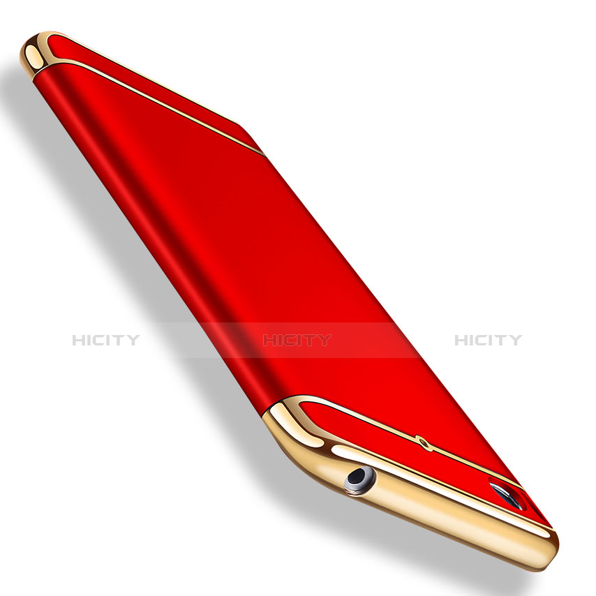 Housse Contour Luxe Metal et Plastique pour Xiaomi Mi 5S 4G Rouge Plus