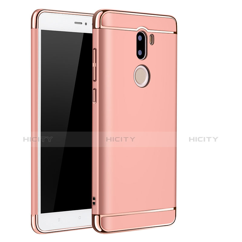 Housse Contour Luxe Metal et Plastique pour Xiaomi Mi 5S Plus Or Rose Plus