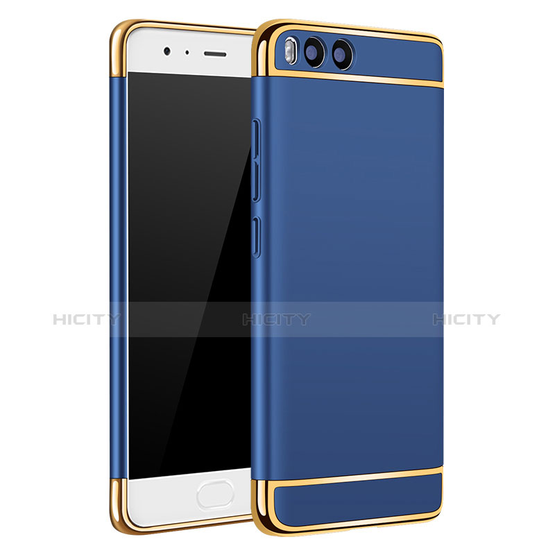 Housse Contour Luxe Metal et Plastique pour Xiaomi Mi 6 Bleu Plus