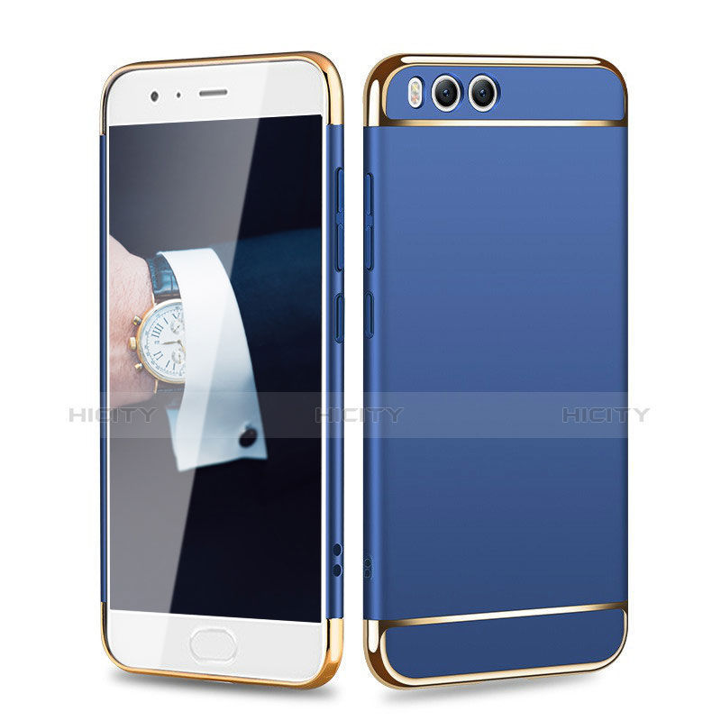 Housse Contour Luxe Metal et Plastique pour Xiaomi Mi 6 Bleu Plus