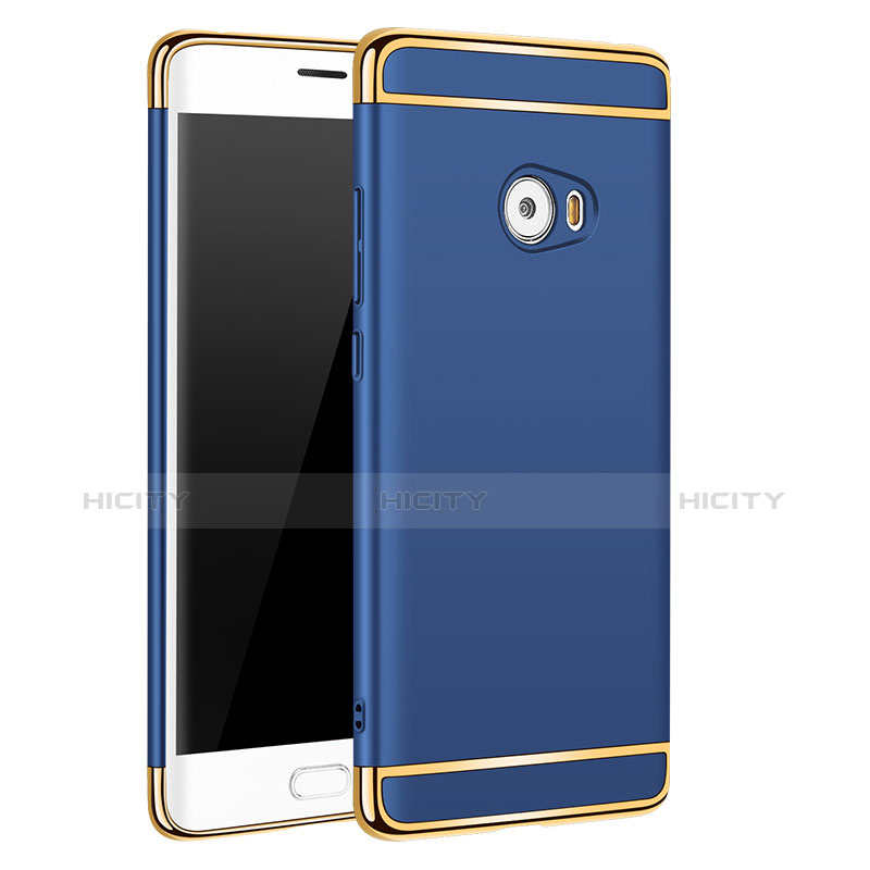 Housse Contour Luxe Metal et Plastique pour Xiaomi Mi Note 2 Special Edition Bleu Plus