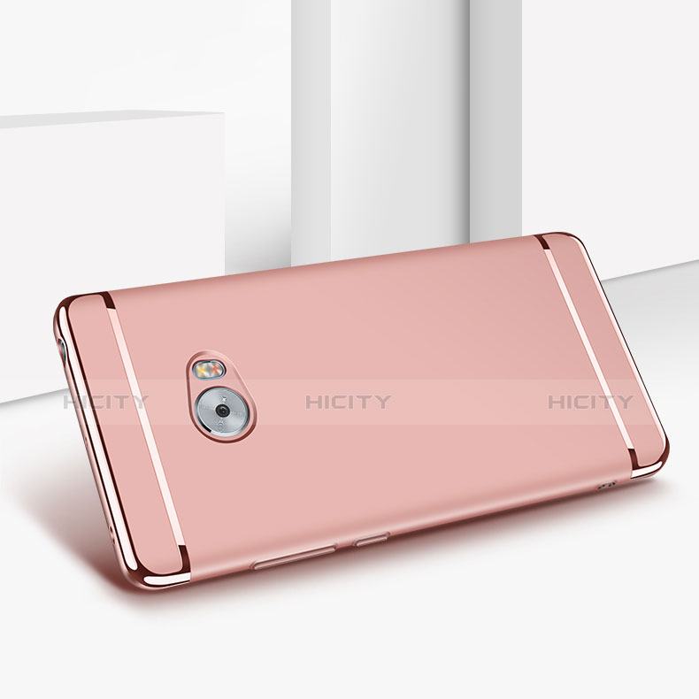 Housse Contour Luxe Metal et Plastique pour Xiaomi Mi Note 2 Special Edition Or Rose Plus