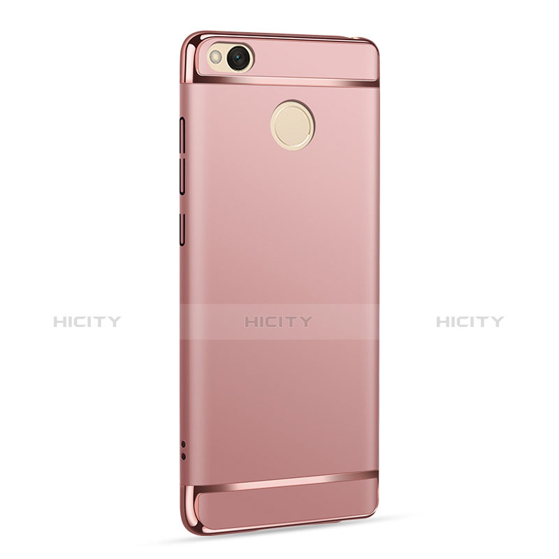 Housse Contour Luxe Metal et Plastique pour Xiaomi Redmi 4X Or Rose Plus