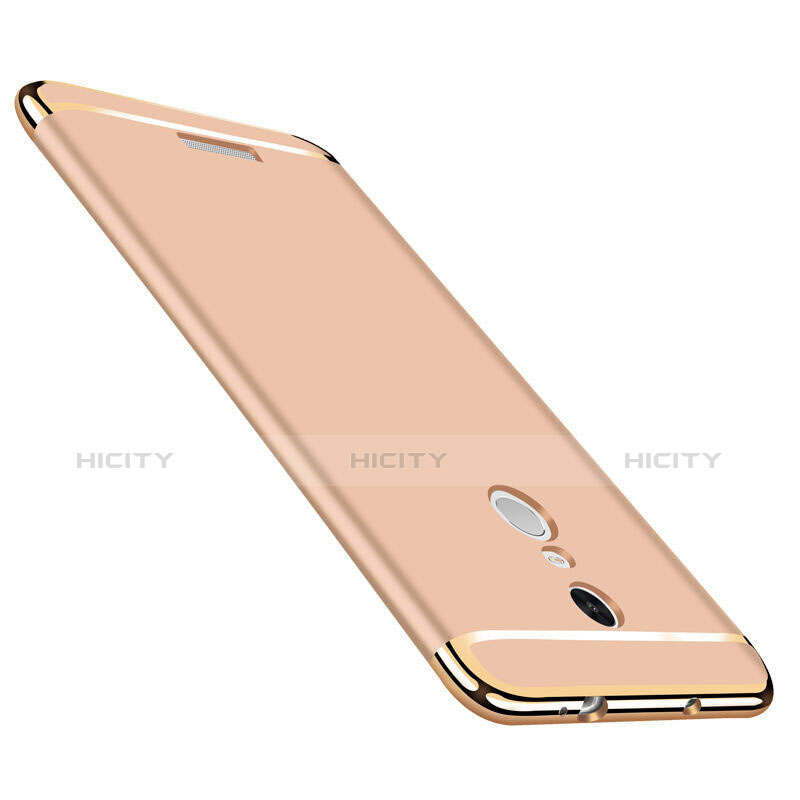 Housse Contour Luxe Metal et Plastique pour Xiaomi Redmi Note 3 MediaTek Or Plus