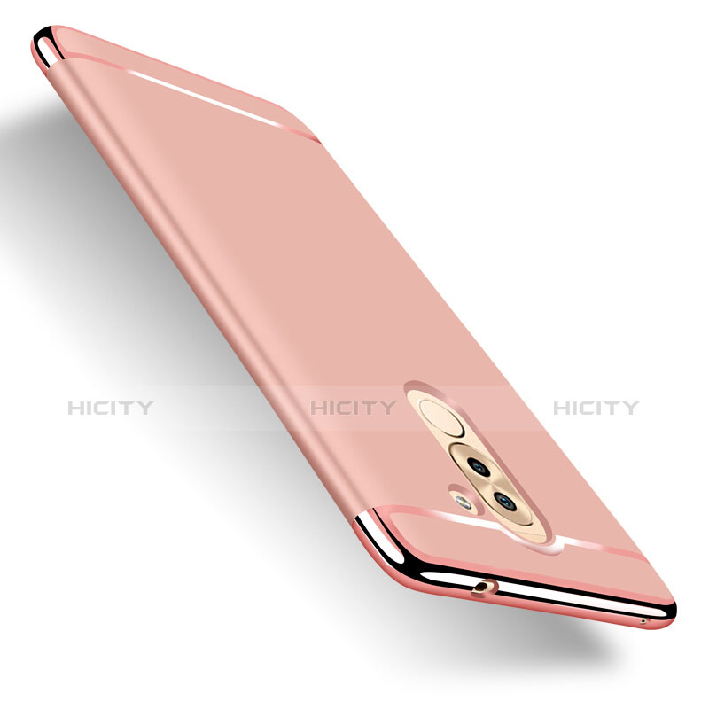 Housse Luxe Aluminum Metal pour Huawei Honor 6X Or Rose Plus