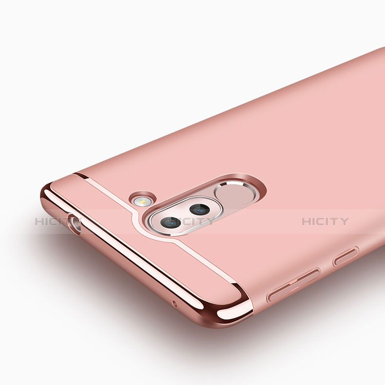 Housse Luxe Aluminum Metal pour Huawei Honor 6X Pro Or Rose Plus