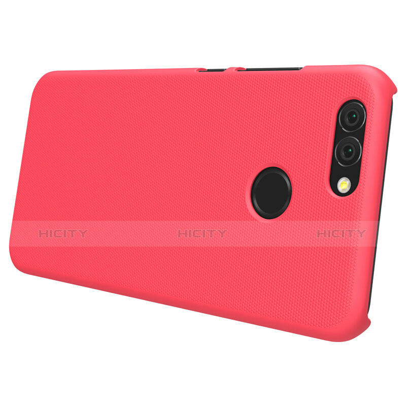 Housse Plastique Rigide Mailles Filet pour Huawei Nova 2 Plus Rouge Plus