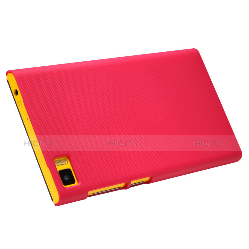 Housse Plastique Rigide Mailles Filet pour Xiaomi Mi 3 Rouge Plus