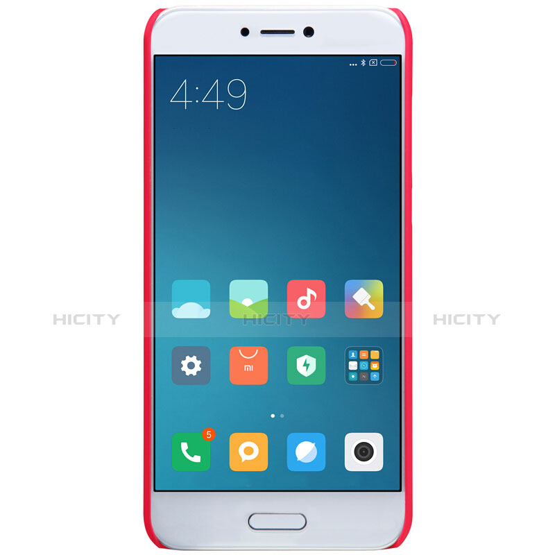 Housse Plastique Rigide Mailles Filet pour Xiaomi Mi 5C Rouge Plus