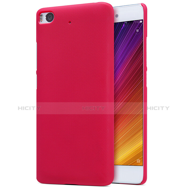 Housse Plastique Rigide Mailles Filet pour Xiaomi Mi 5S 4G Rouge Plus