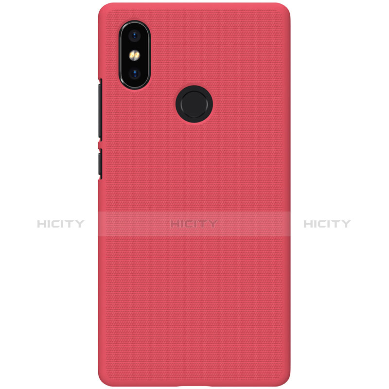 Housse Plastique Rigide Mailles Filet pour Xiaomi Mi 8 SE Rouge Plus