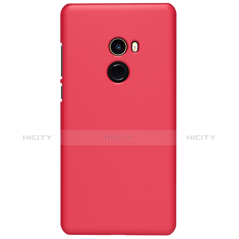 Housse Plastique Rigide Mailles Filet pour Xiaomi Mi Mix Evo Rouge Plus