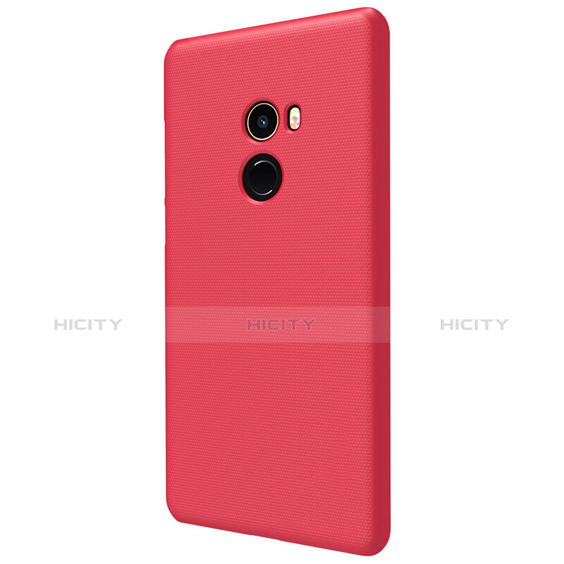 Housse Plastique Rigide Mailles Filet pour Xiaomi Mi Mix Evo Rouge Plus