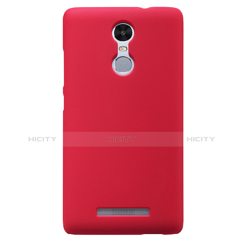 Housse Plastique Rigide Mailles Filet pour Xiaomi Redmi Note 3 MediaTek Rouge Plus