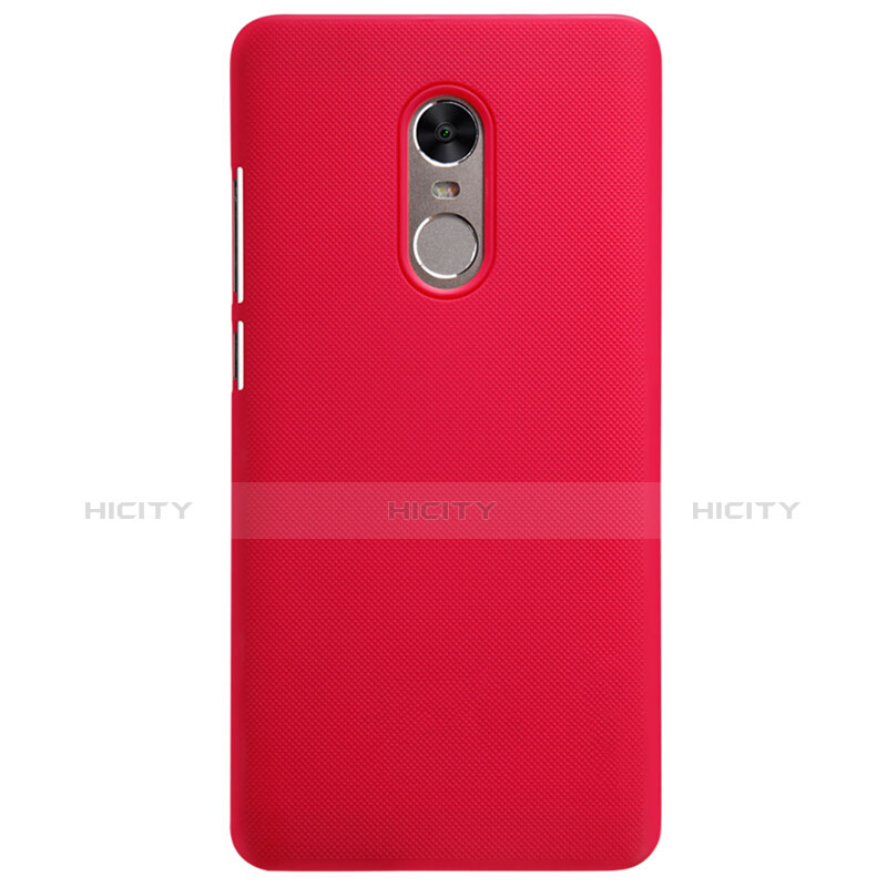 Housse Plastique Rigide Mailles Filet pour Xiaomi Redmi Note 4X Rouge Plus