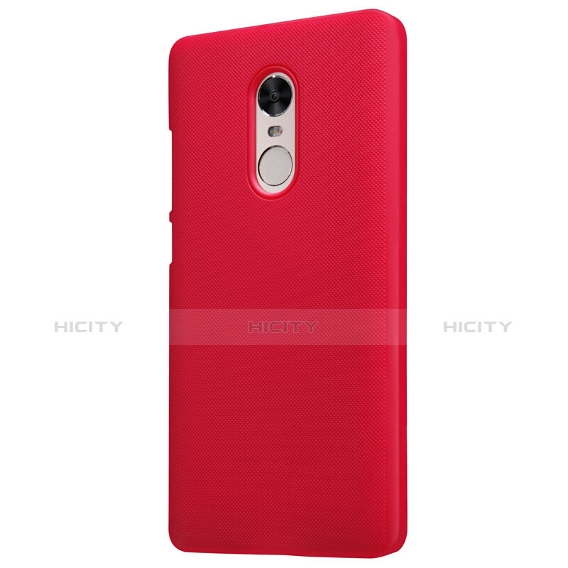 Housse Plastique Rigide Mailles Filet pour Xiaomi Redmi Note 4X Rouge Plus