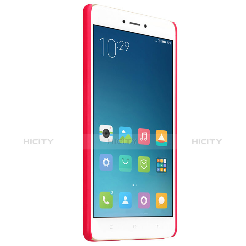 Housse Plastique Rigide Mailles Filet pour Xiaomi Redmi Note 4X Rouge Plus