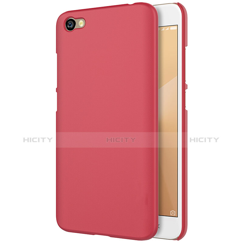 Housse Plastique Rigide Mailles Filet pour Xiaomi Redmi Note 5A Standard Edition Rouge Plus