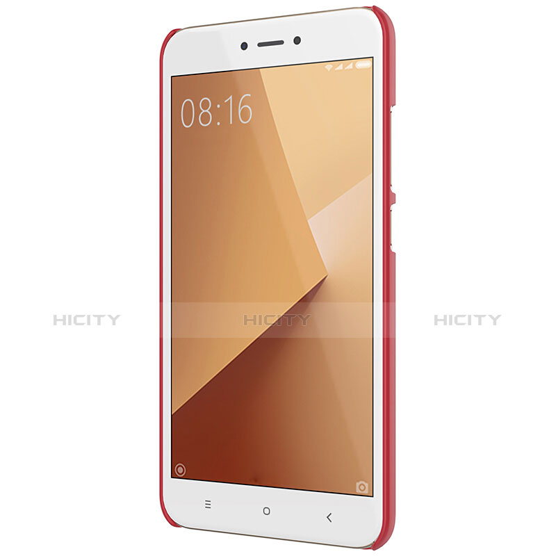 Housse Plastique Rigide Mailles Filet pour Xiaomi Redmi Note 5A Standard Edition Rouge Plus