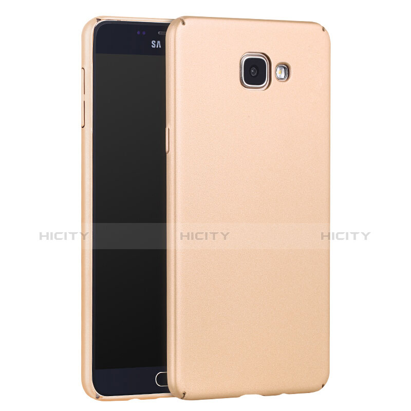 Housse Plastique Rigide Mat M01 pour Samsung Galaxy A9 Pro (2016) SM-A9100 Or Plus