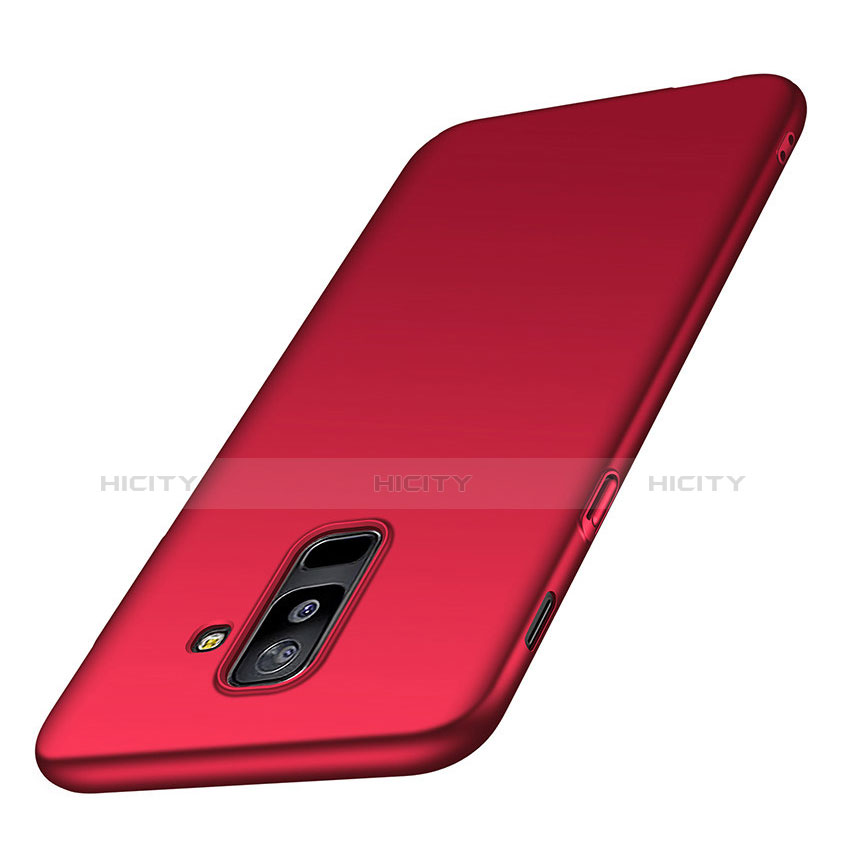 Housse Plastique Rigide Mat M02 pour Samsung Galaxy A6 Plus Rouge Plus