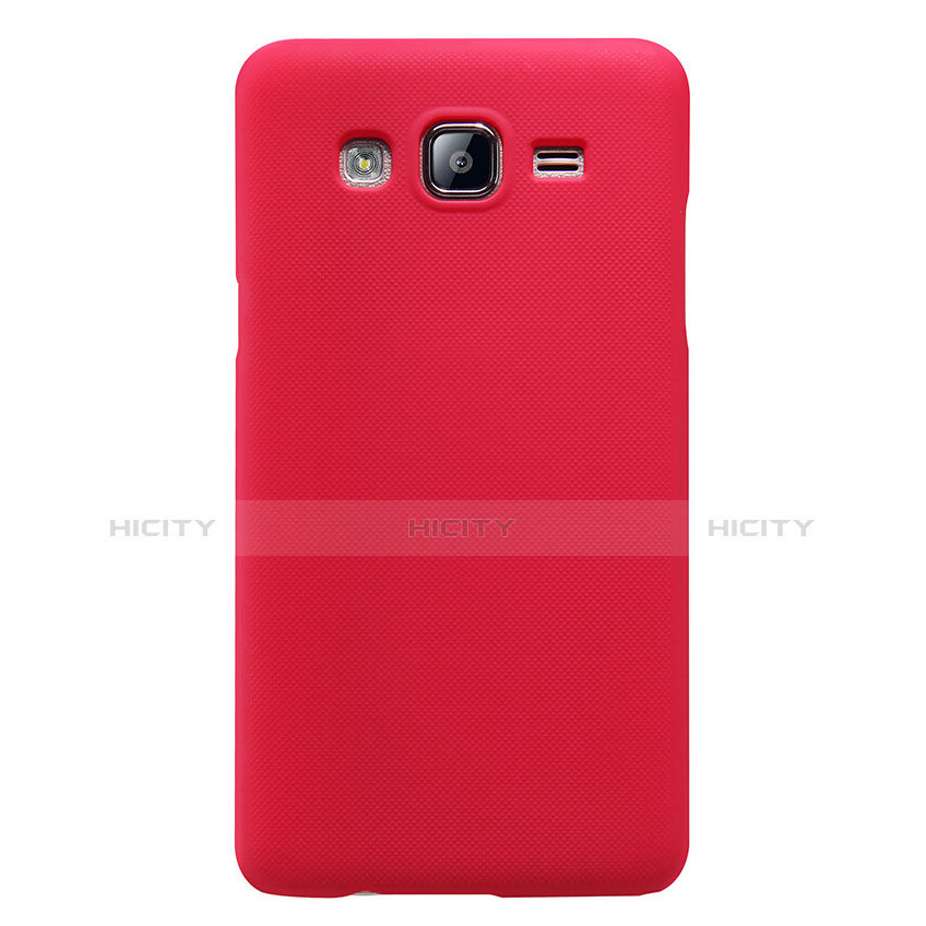 Housse Plastique Rigide Mat M02 pour Samsung Galaxy On5 G550FY Rouge Plus