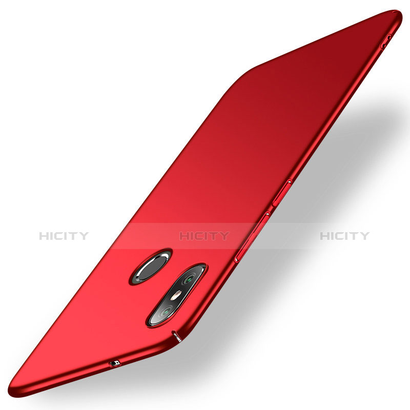 Housse Plastique Rigide Mat M02 pour Xiaomi Redmi Note 5 AI Dual Camera Rouge Plus