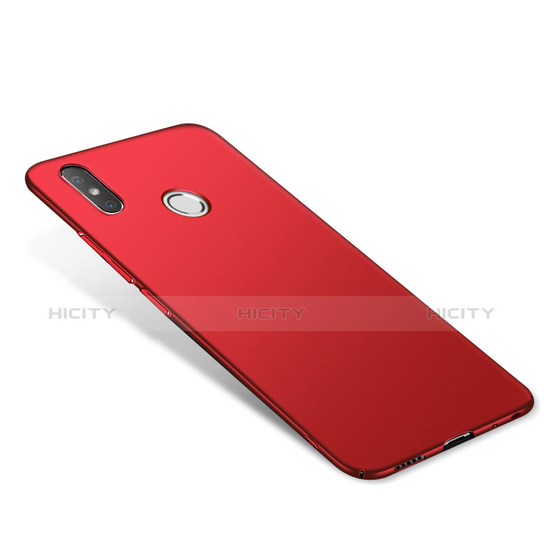 Housse Plastique Rigide Mat M02 pour Xiaomi Redmi Note 5 AI Dual Camera Rouge Plus