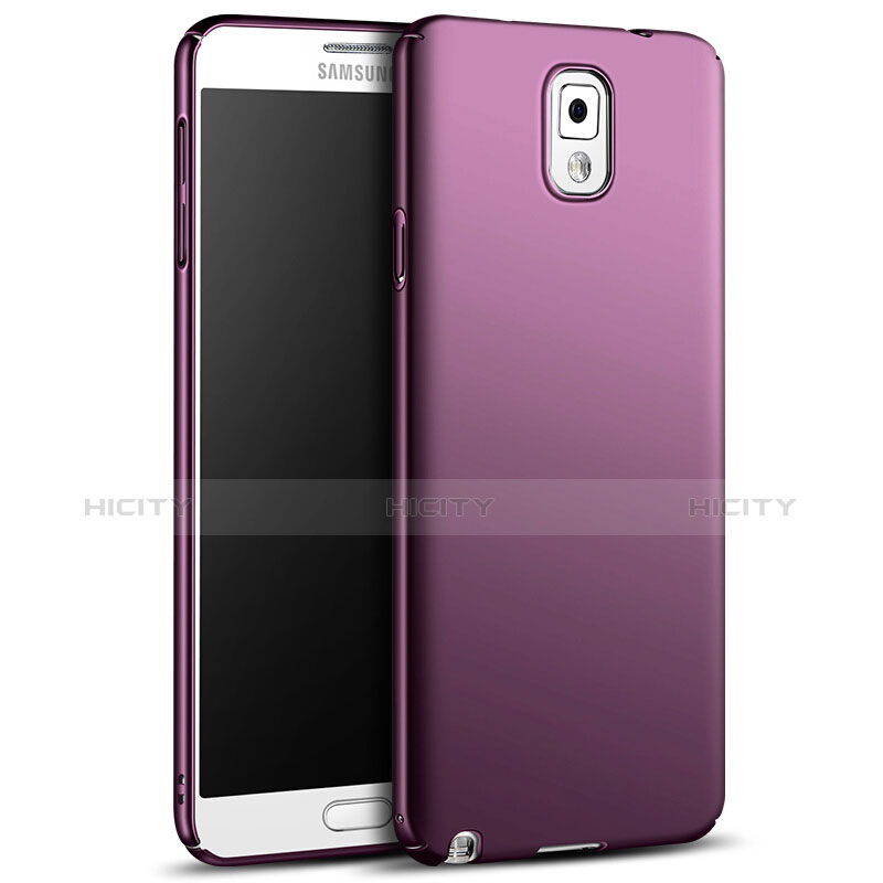 Housse Plastique Rigide Mat M05 pour Samsung Galaxy Note 3 N9000 Violet Plus