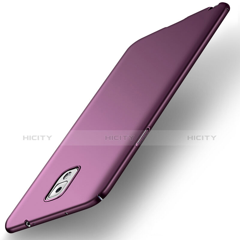 Housse Plastique Rigide Mat M05 pour Samsung Galaxy Note 3 N9000 Violet Plus