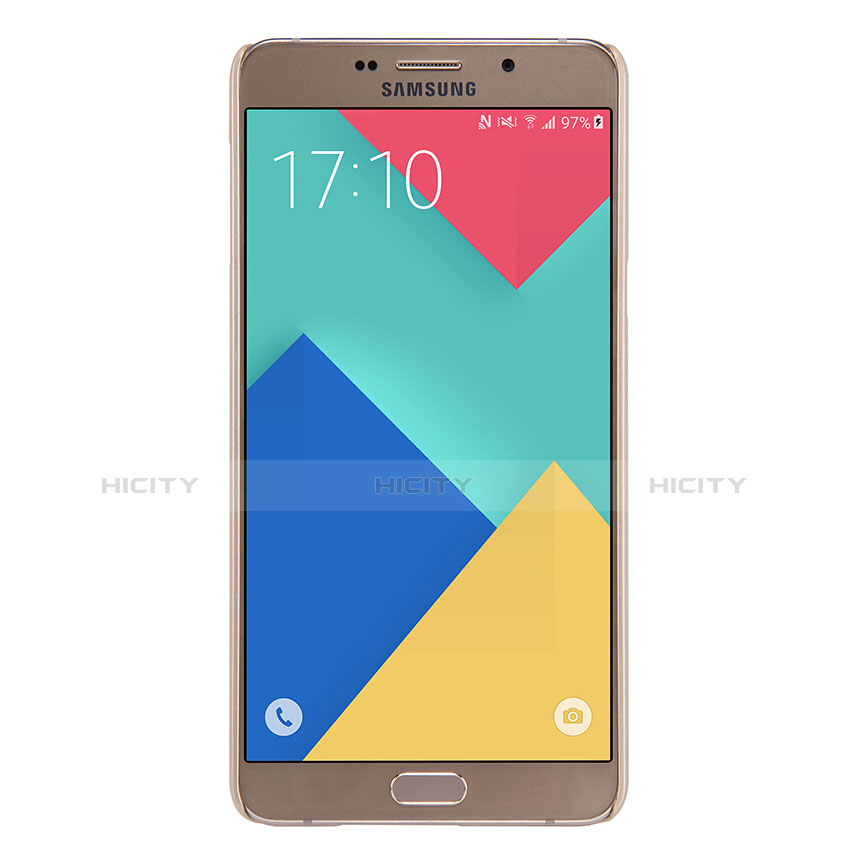 Housse Plastique Rigide Mat M06 pour Samsung Galaxy A9 (2016) A9000 Or Plus