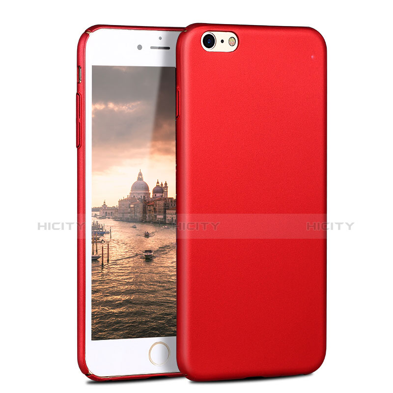 Housse Plastique Rigide Mat P06 pour Apple iPhone 6 Plus Rouge Plus