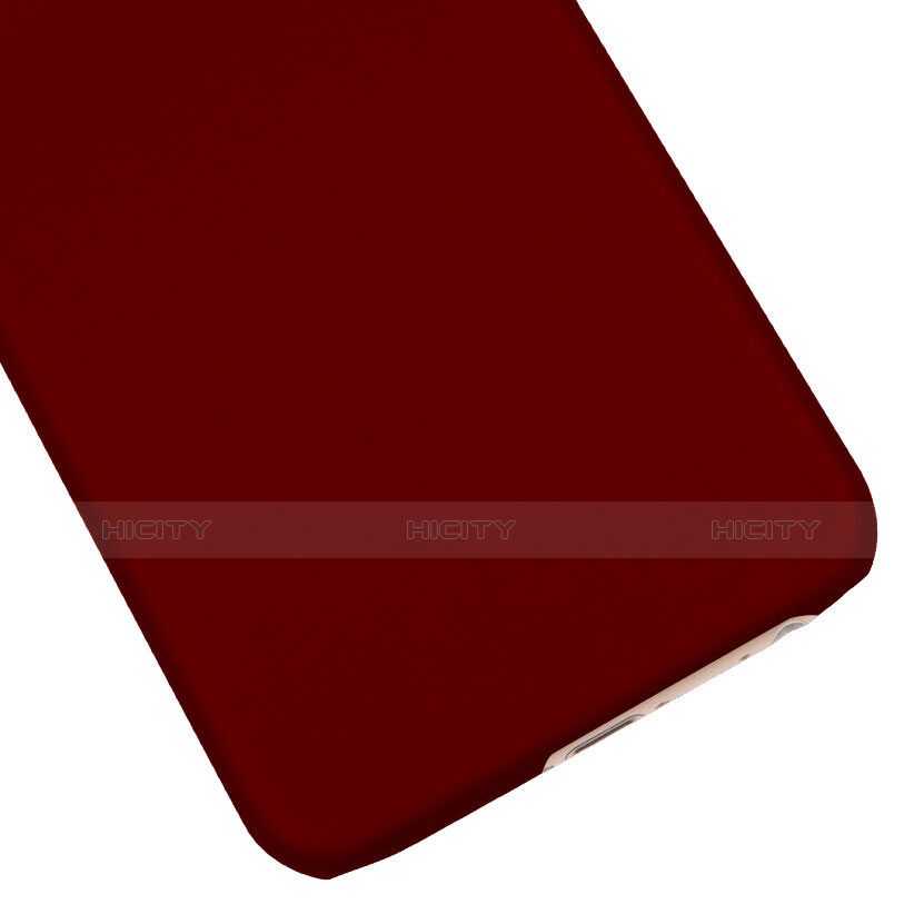 Housse Plastique Rigide Mat pour Apple iPhone 6S Plus Vin Rouge Plus