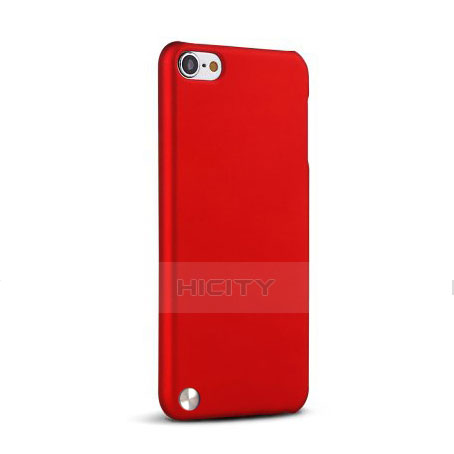 Housse Plastique Rigide Mat pour Apple iPod Touch 5 Rouge Plus