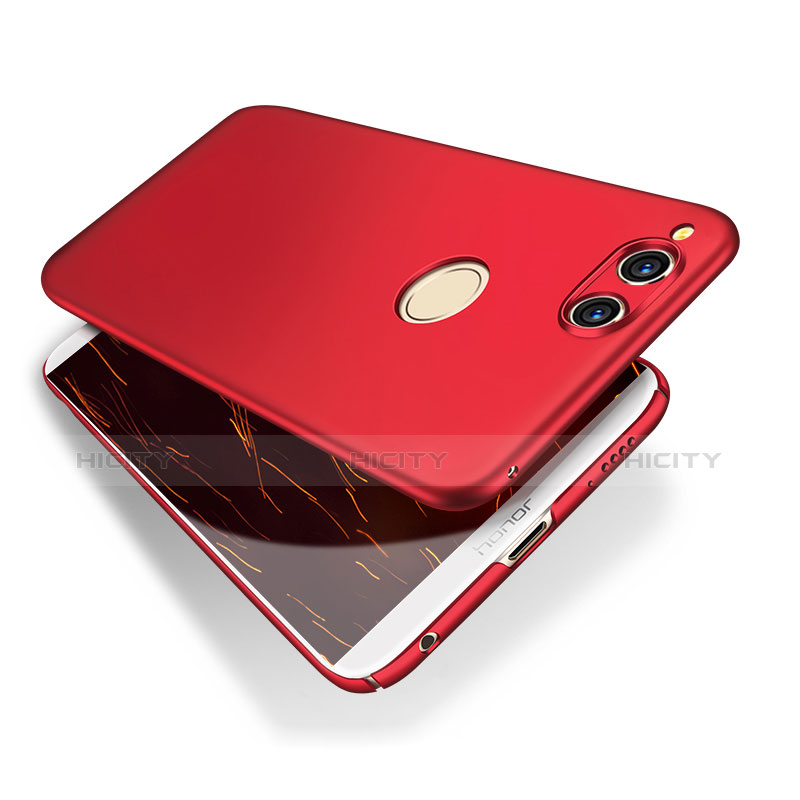 Housse Plastique Rigide Mat pour Huawei Honor 7X Rouge Plus