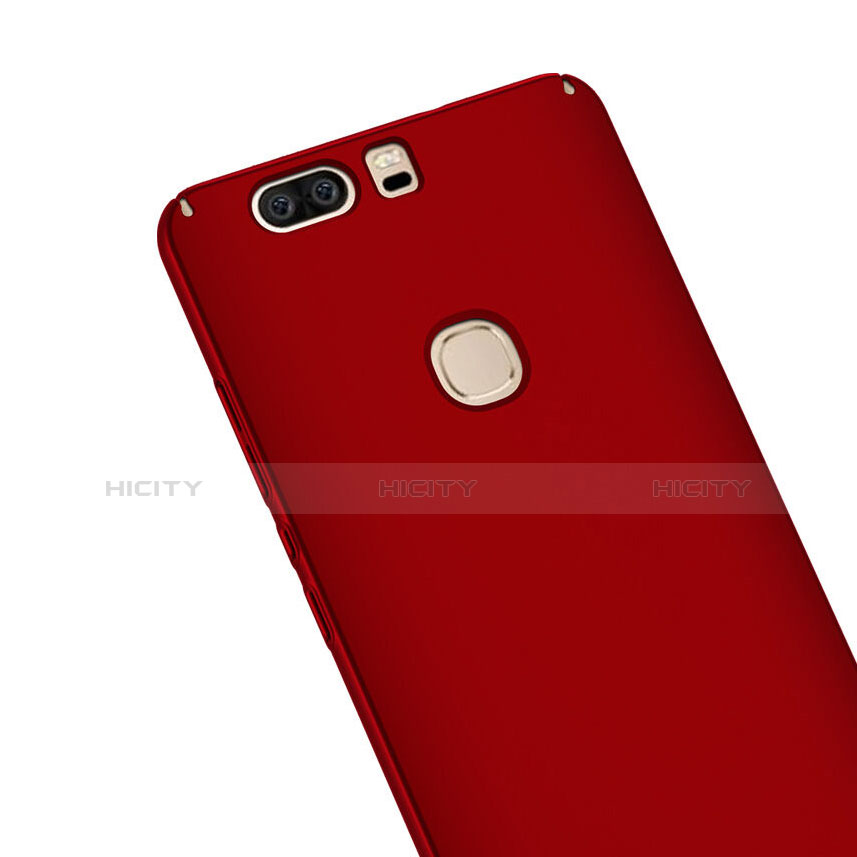 Housse Plastique Rigide Mat pour Huawei Honor V8 Rouge Plus