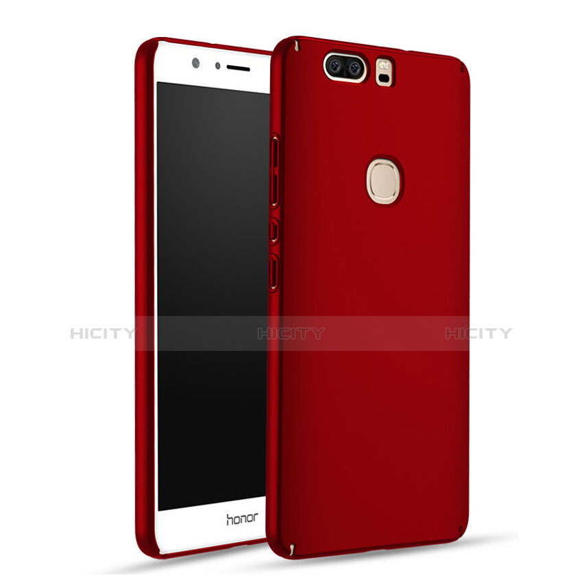 Housse Plastique Rigide Mat pour Huawei Honor V8 Rouge Plus